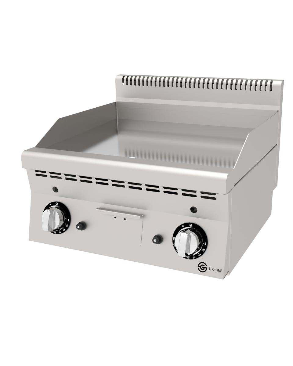 Backblech - Gas - Glatt - Edelstahl - B 60 CM - G600 Line