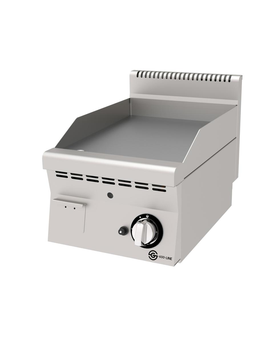 Backblech - Gas - Glatt - Edelstahl - B 40 CM - G600 Line