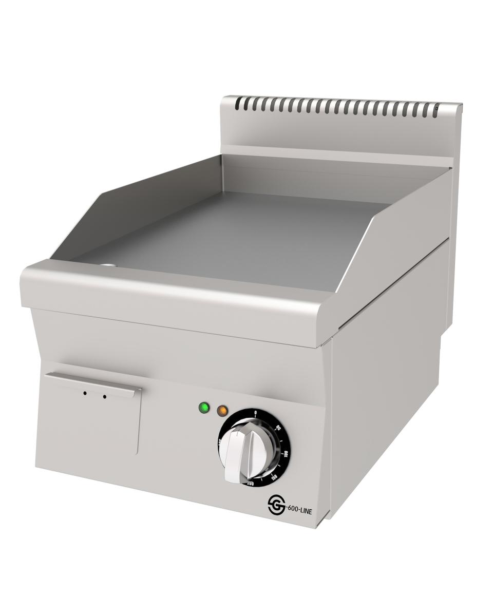 Backblech - Glatt - Edelstahl - 400V - B 40 CM - G600 Line