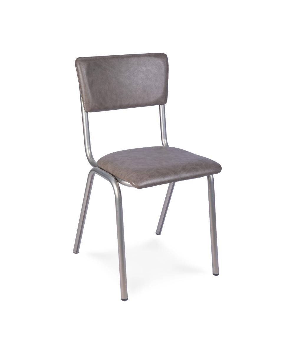 G-Line-Stuhl - Old School - Vintage Metal - PU Anthrazit - G-Line