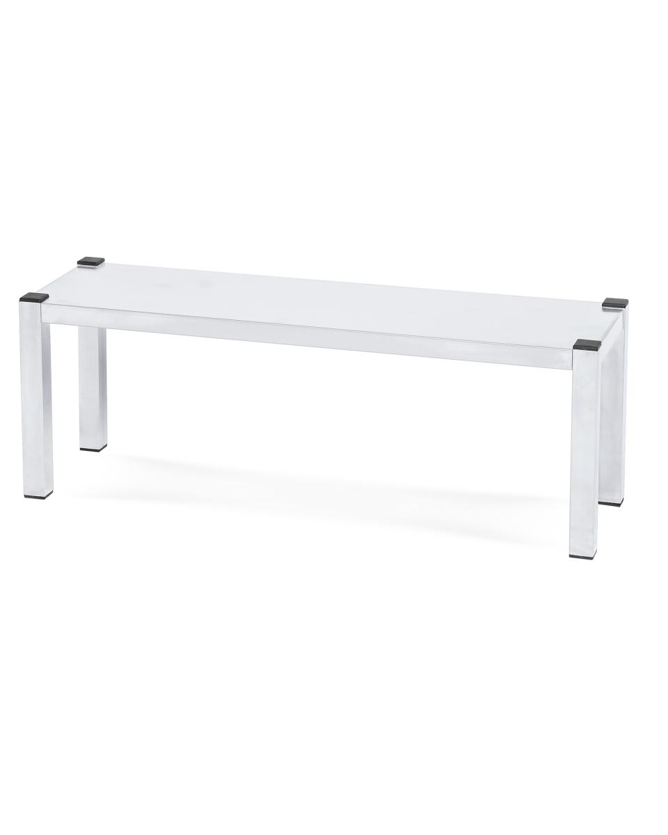 Aufsatzbord - Edelstahl - 1 Ebene - H 35 x 100 x 30 cm - zerlegbar - G-Line