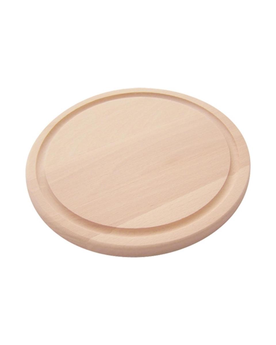 Servier-/Schneidebrett - Buchenholz - Ø25 cm - 032050