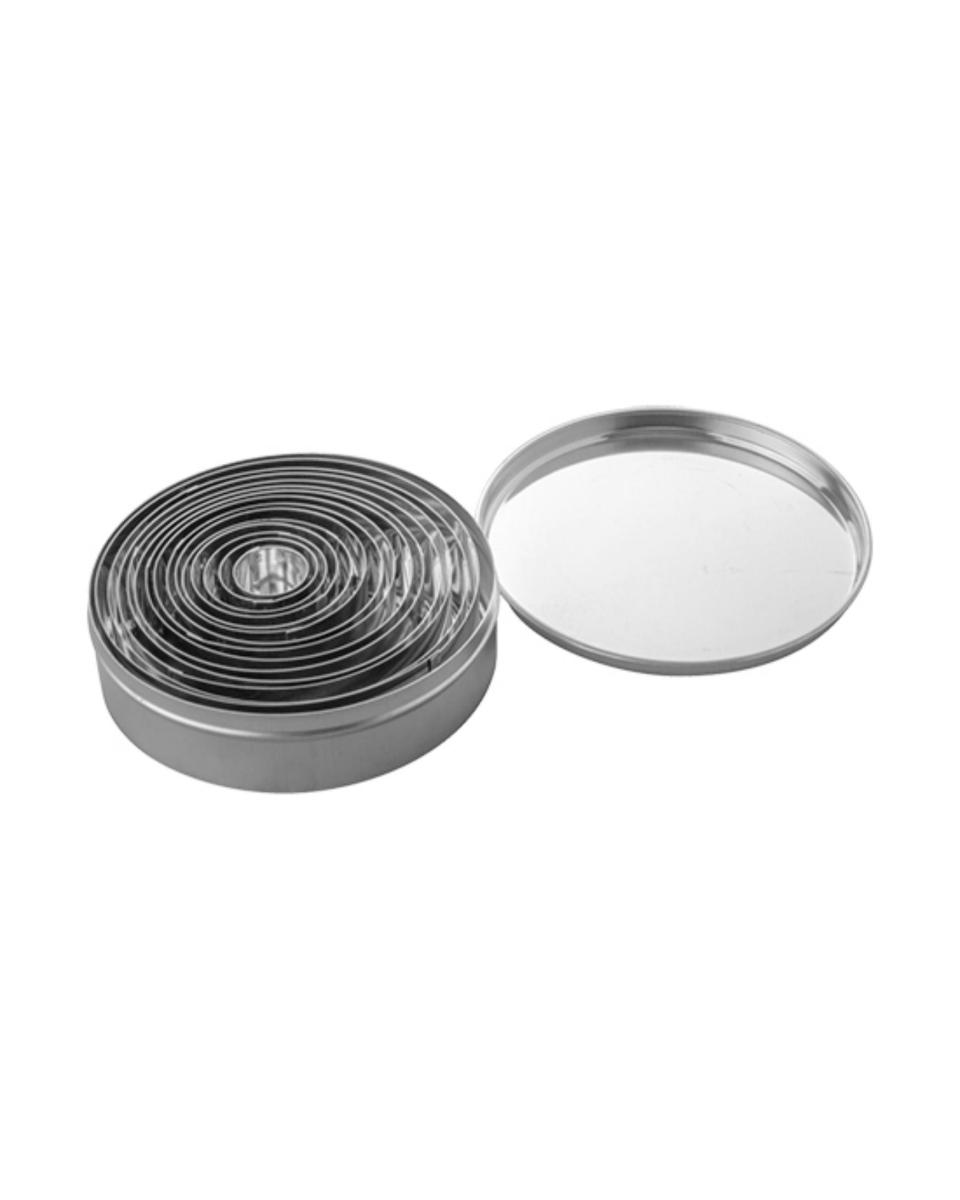 Dose mit Ausstechformen - 14 Teile - Ø 2/11 cm - 051264