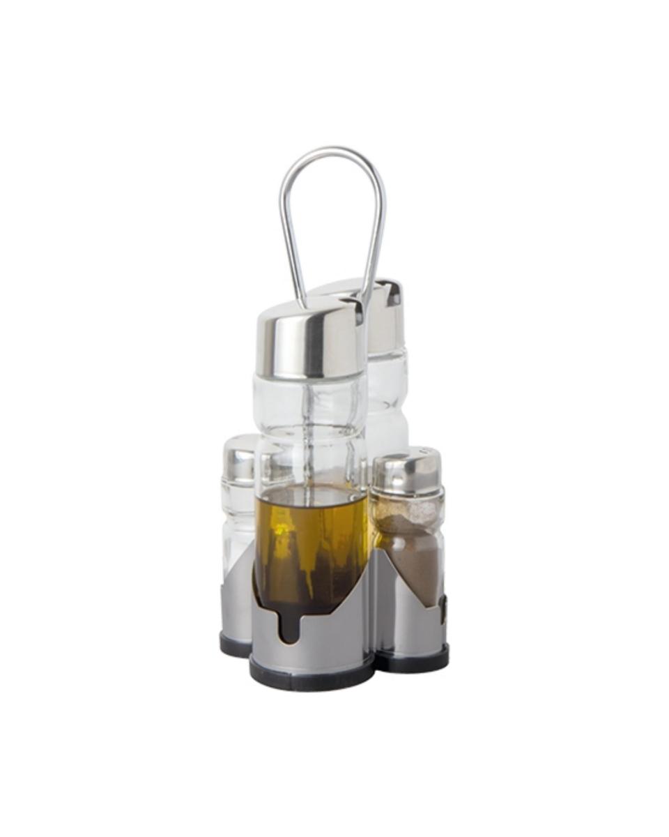 Menage - 4-teilig - Glas - H 22 cm - 088760