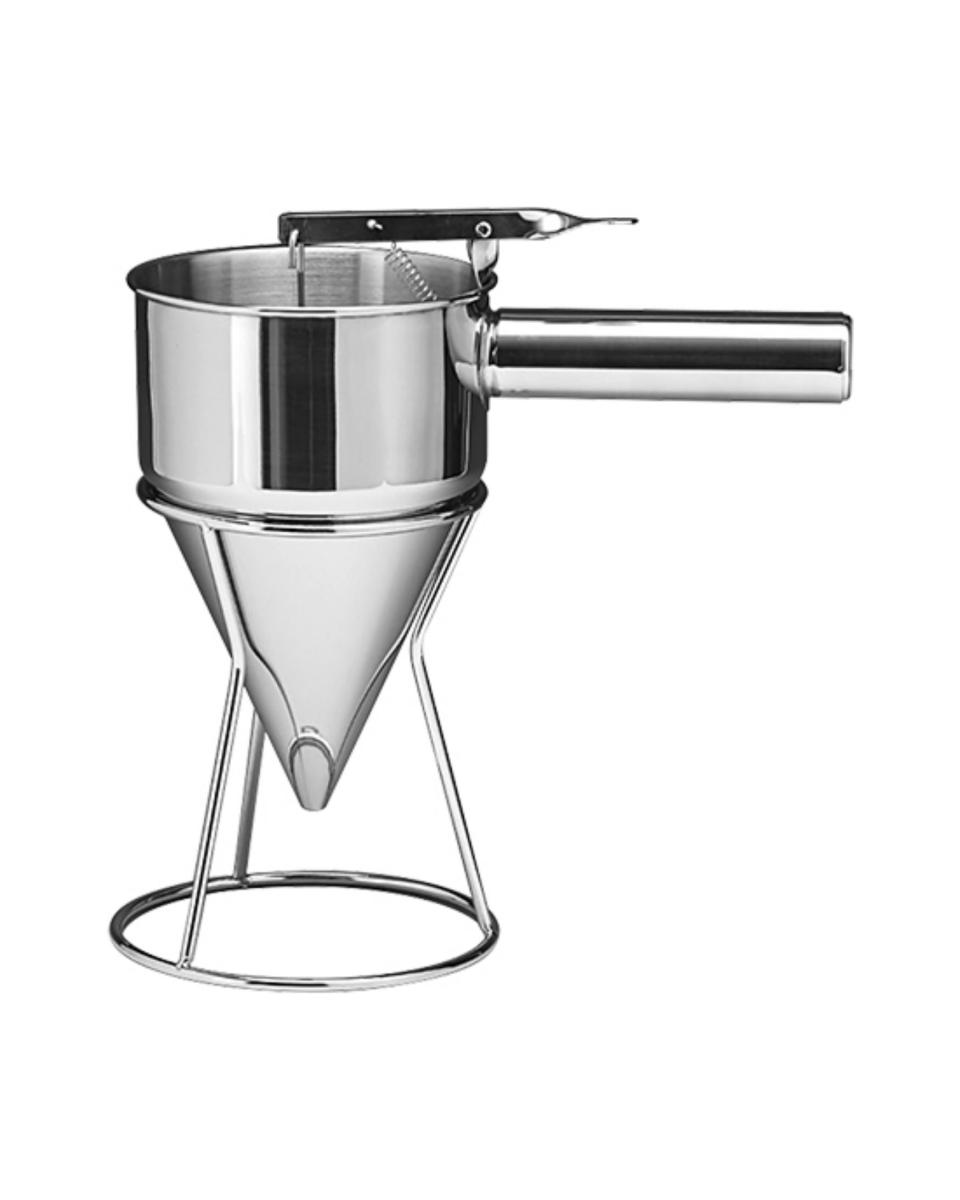 Teigportionierer - Edelstahl - 1 Liter - Ø 13 cm - 145140