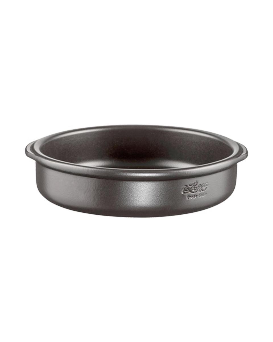 Auflaufform - H 4 cm - 0.5 kg - Ø17 cm - Steingut - Schwarz - 0.5 Liter - Regas - 540010