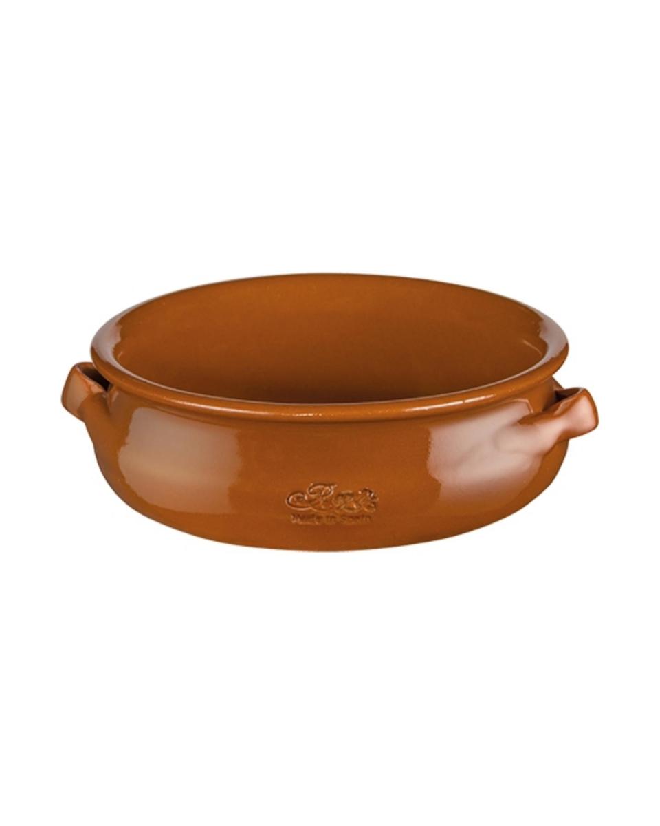 Auflaufform - H 4,5 cm - 0,35 kg - Ø13,5 cm - Steingut - Terrakotta - 0,35 Liter - Regas - 540130