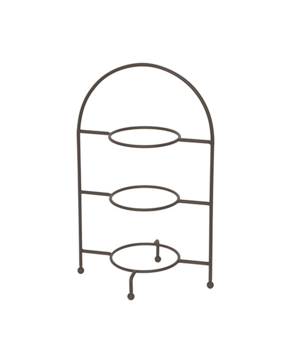 Etagere - Ständer - Ø 21 cm - Edelstahl - Schwarz - 875150
