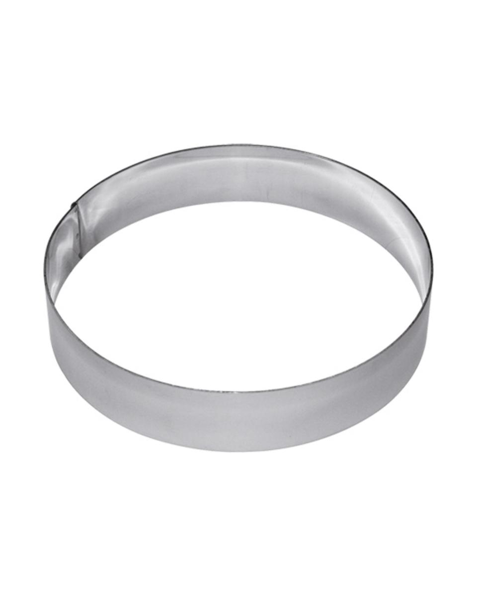 Kuchenring - Edelstahl - Ø 18 cm - 899310