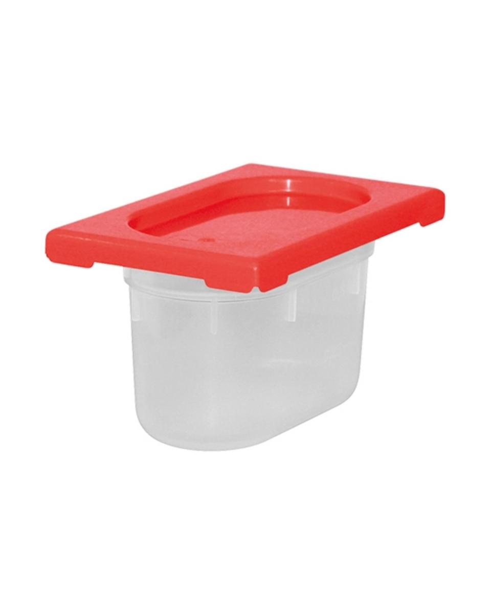 Lebensmittelbehälter - Rot - GN 1/9 - CaterChef - 953887