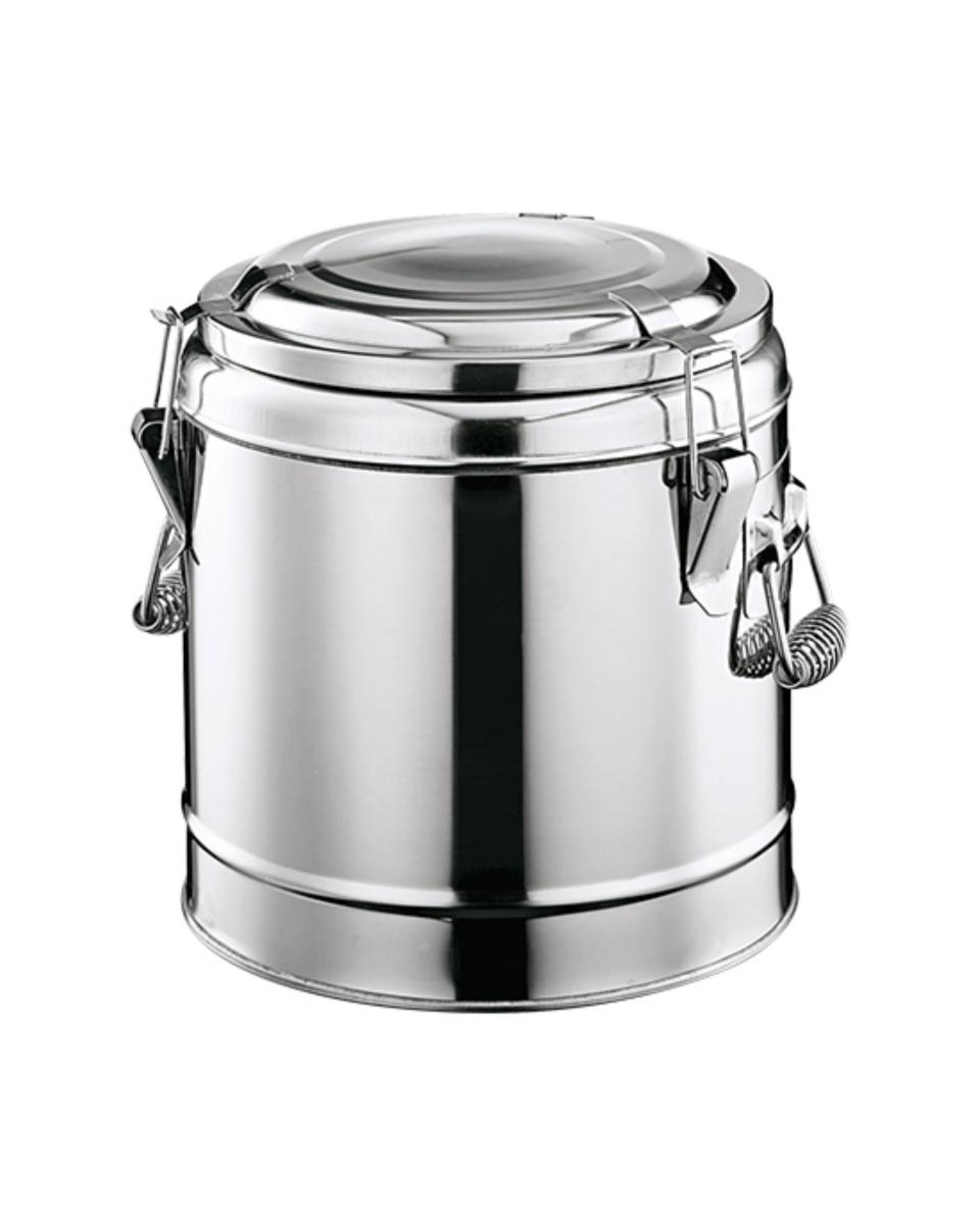 Gamel - H 38 CM - 4,92 KG - Ø36 CM - Edelstahl 18/10 - 20 Liter - 961002