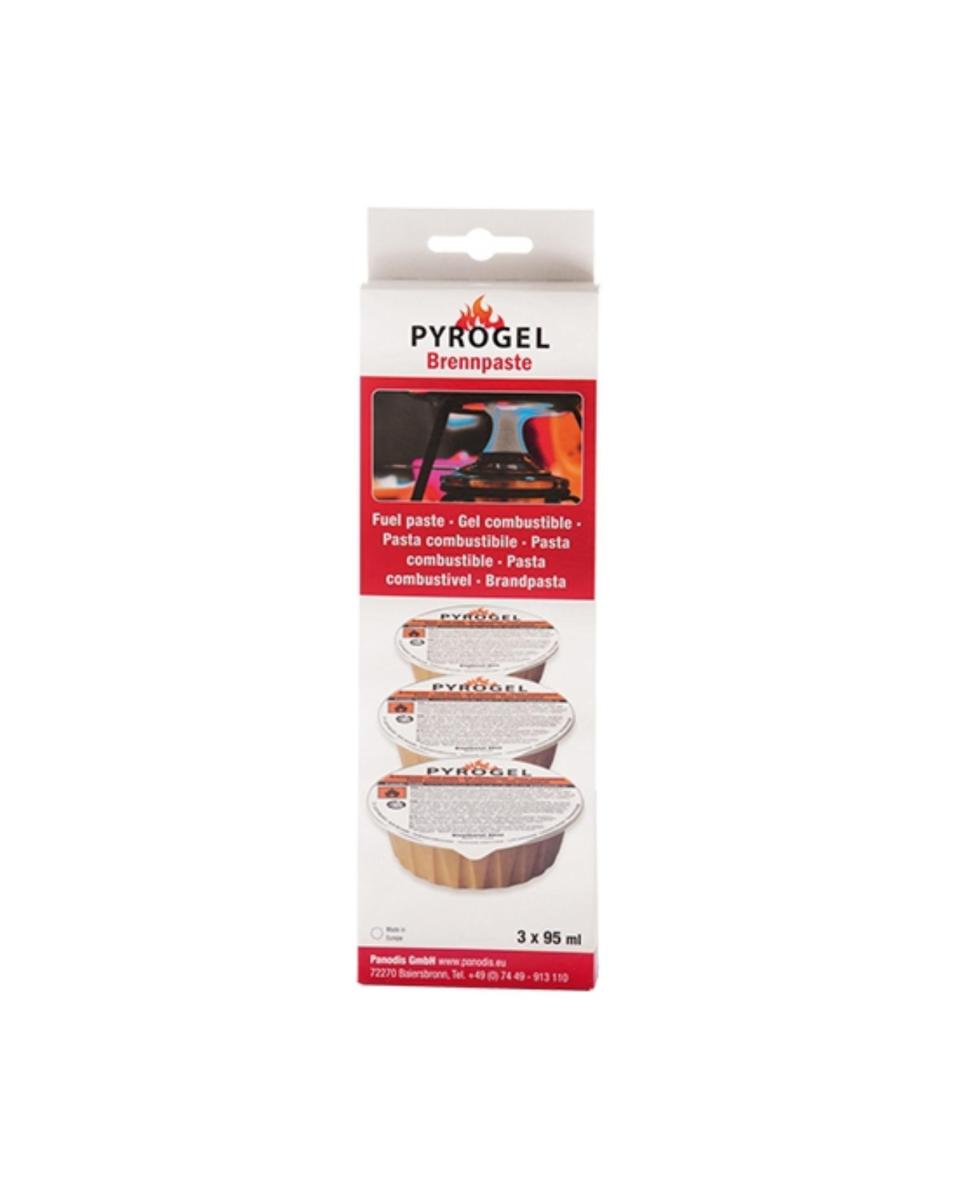 Brennpaste - Wanne - Aluminium - 3 Stück - 46008