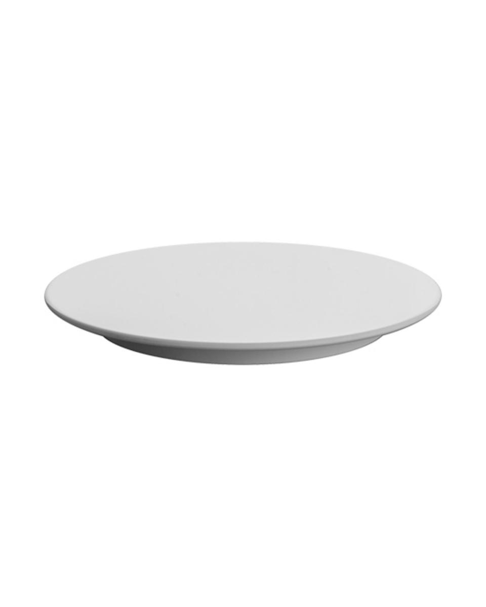 Tortenständer - H 3 CM - 0,26 KG - Ø24 CM - Melamin - Weiß - 050020