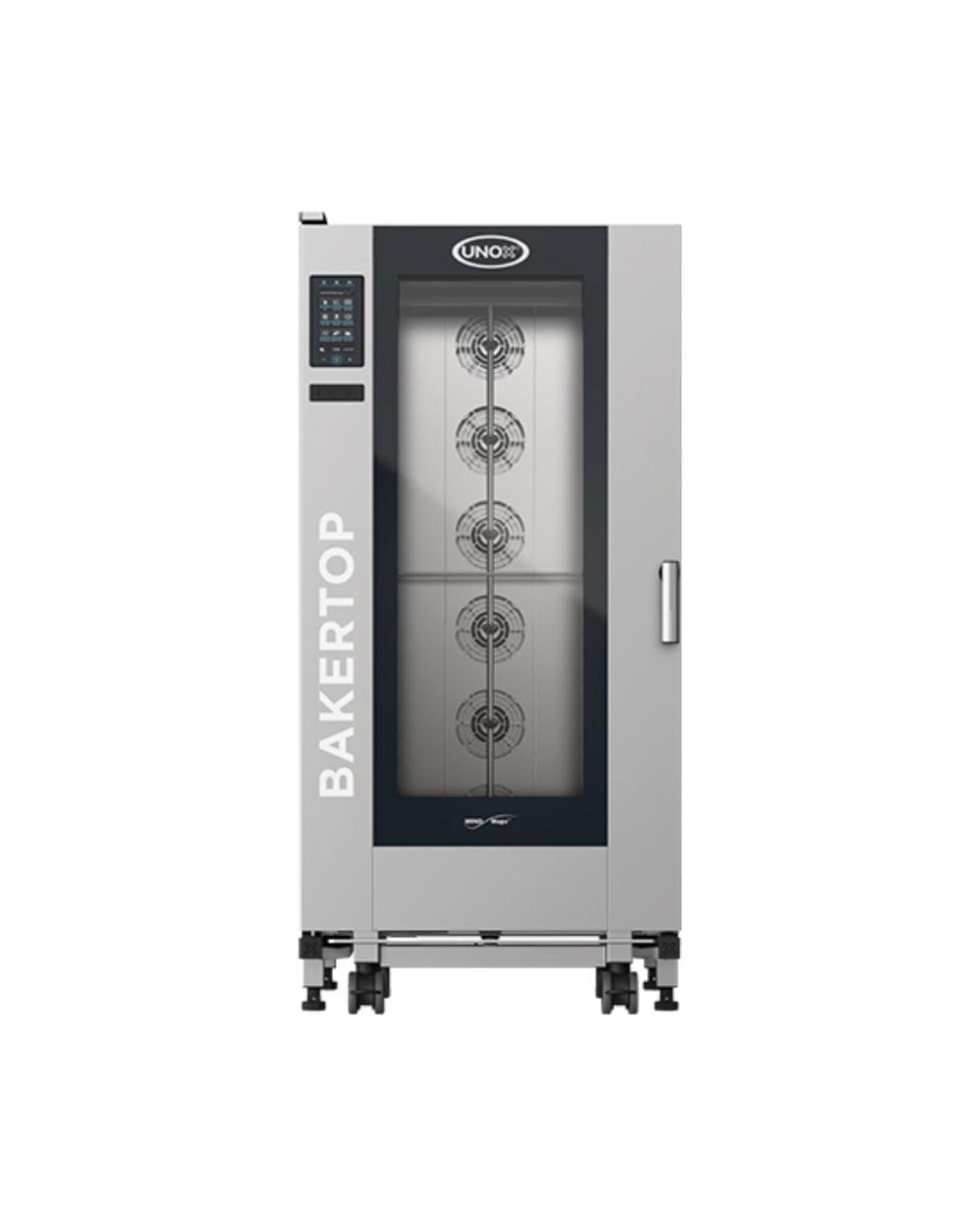Bakertop Mindplus – H 187,5 x 89,2 x 101,8 CM – 292 KG – 380 – 415 – Ohne – Stecker V – 38500 W – Edelstahl – +30 °C / +300 °C – Unox – 596453