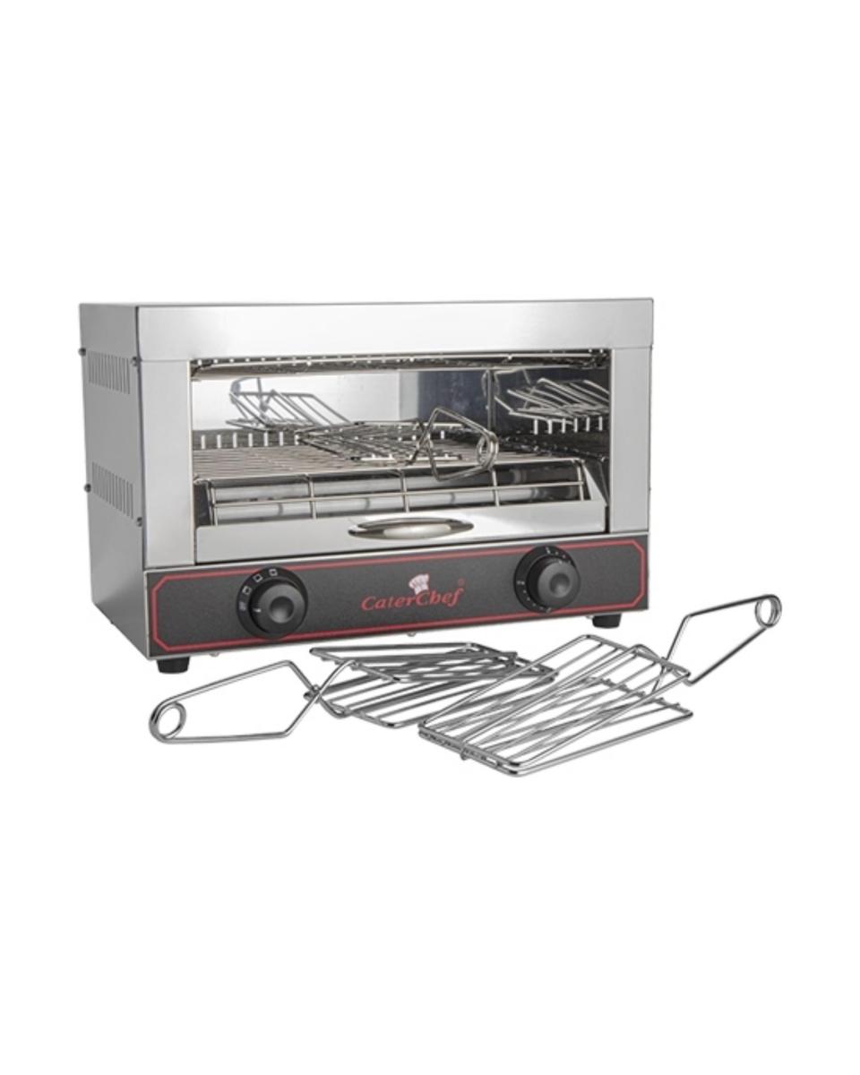Sandwichmaker - H 29 x 44 x 30 CM - 8 KG - 220 - 240 V - 1700 W - Edelstahl - Caterchef - 680100