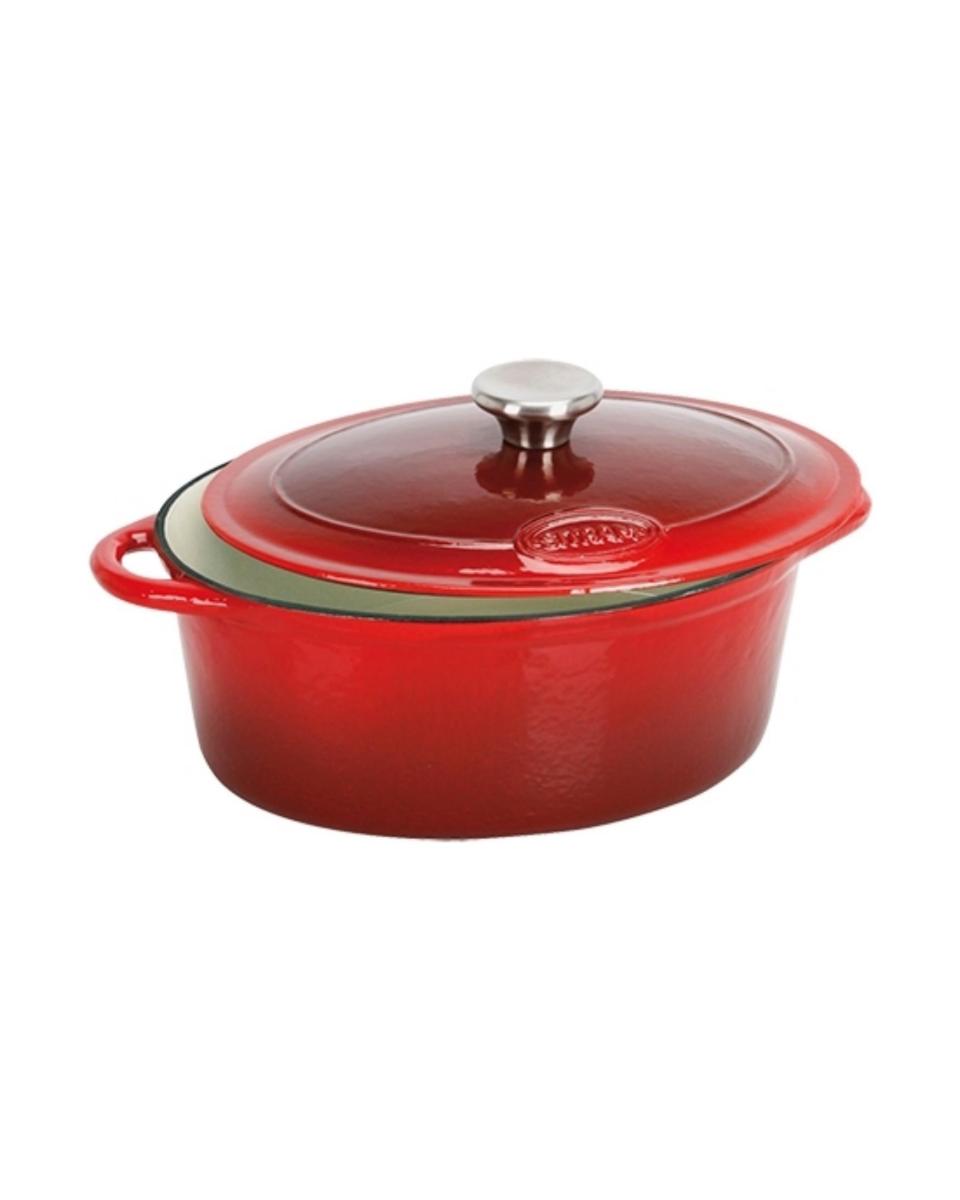 Topf - Gusseisen - Oval - 28x22 cm - Sitram
