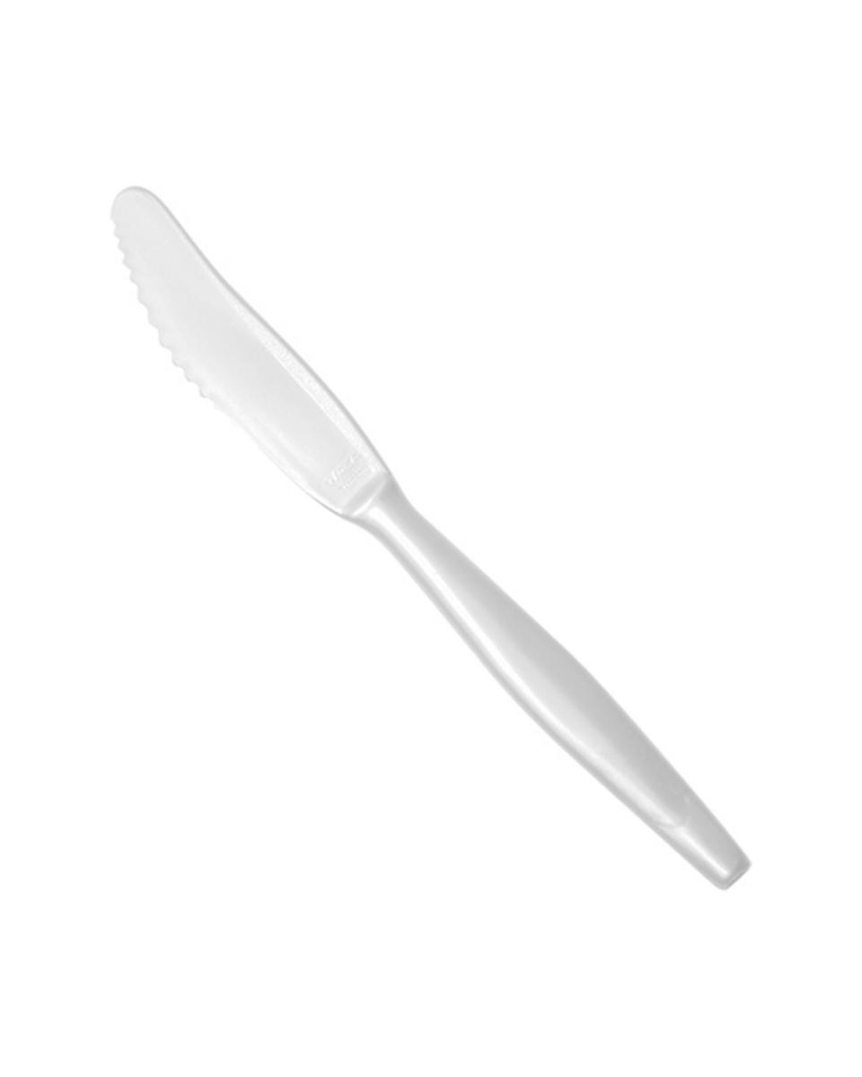 Tafelmesser - 0,01 kg - 19 cm - Styrol-Acrylnitril (San) - Weiß - WACA - 937153