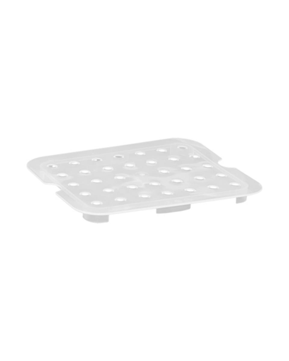 Abtropfgitter – 1/2 GN – Polypropylen – Transparent – -40 °C / +95 °C – Caterchef – 953845