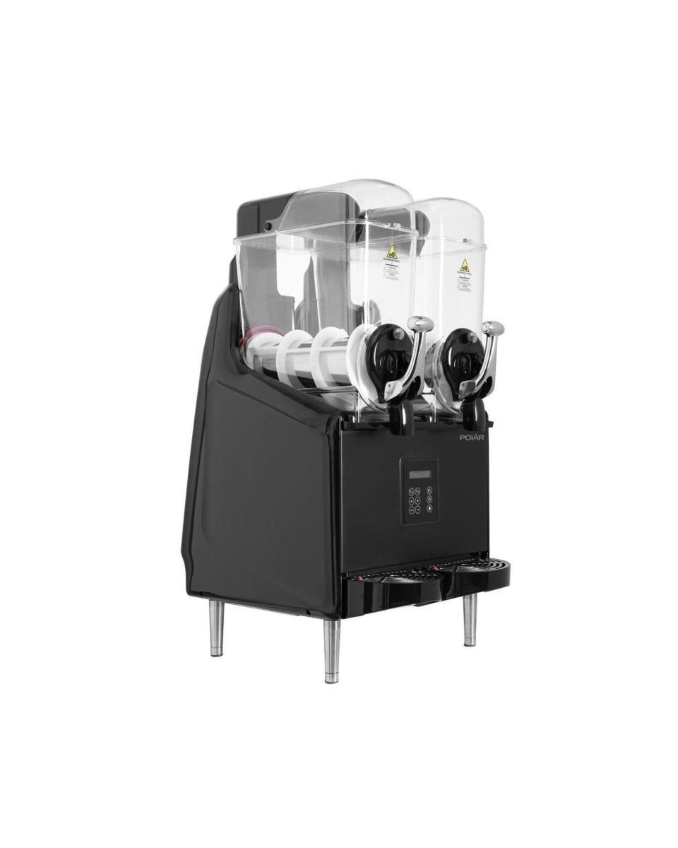 Slush-Maschine - 2 x 12L - Schwarz - Polar