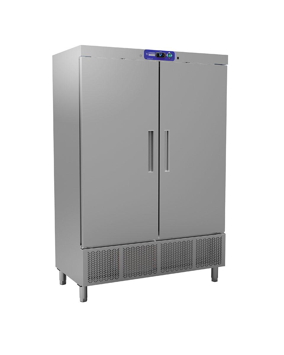 Gastro-Kühlschrank - 1100 Liter - 2 Türen - H 206,5 x 138,5 x 72 cm - Edelstahl - Diamond - HD1412/R2