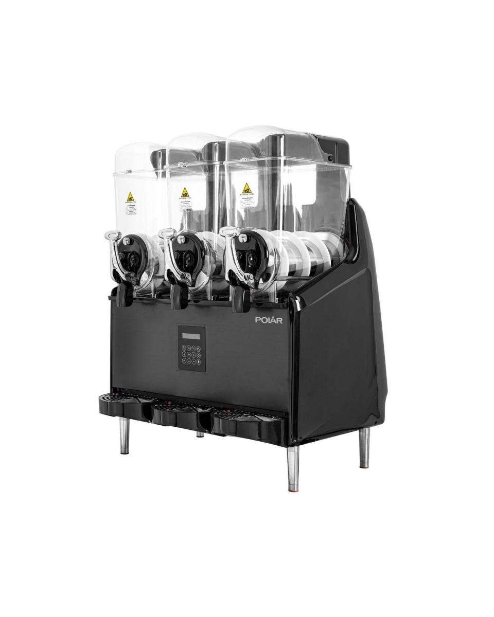 Slush-Maschine - 3 x 12L - Schwarz - Polar