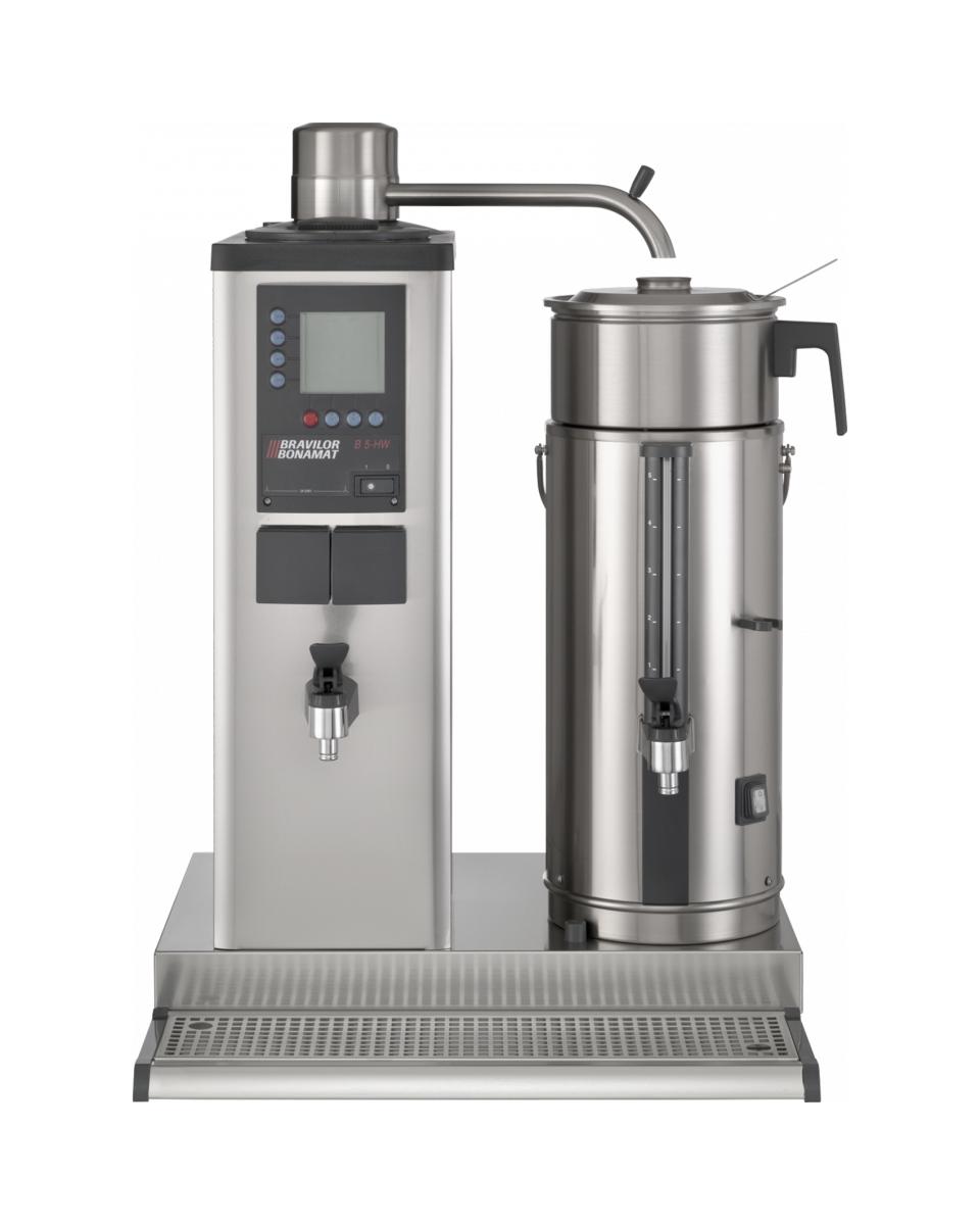 Kaffeemaschine B5 HW L - Gemahlener Kaffee - Digital - Ablassventil - 5 L - 400V - Bravilor