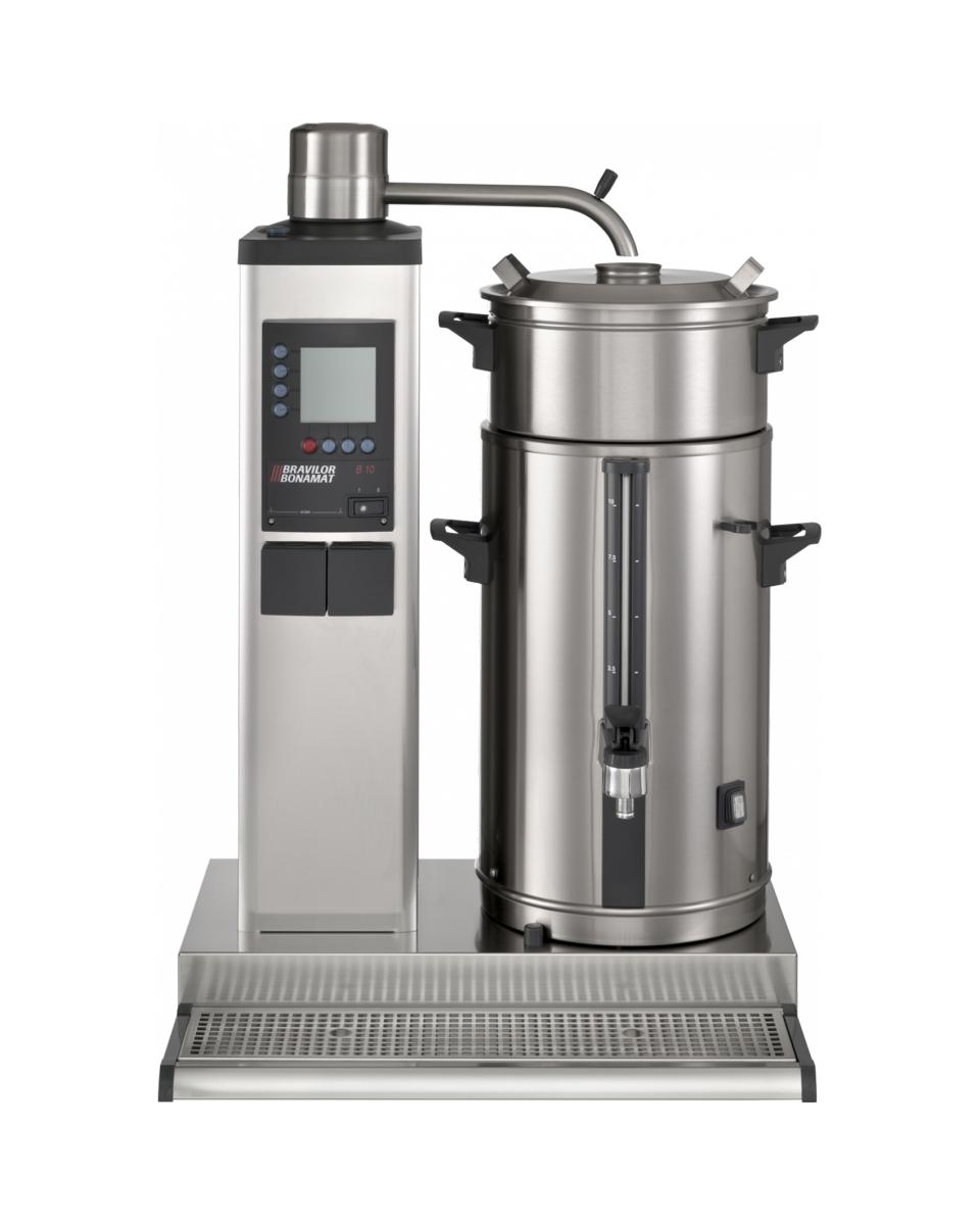Kaffeemaschine B10 R - Gemahlener Kaffee - Digital - Ablassventil - 10 L - 400V - Bravilor