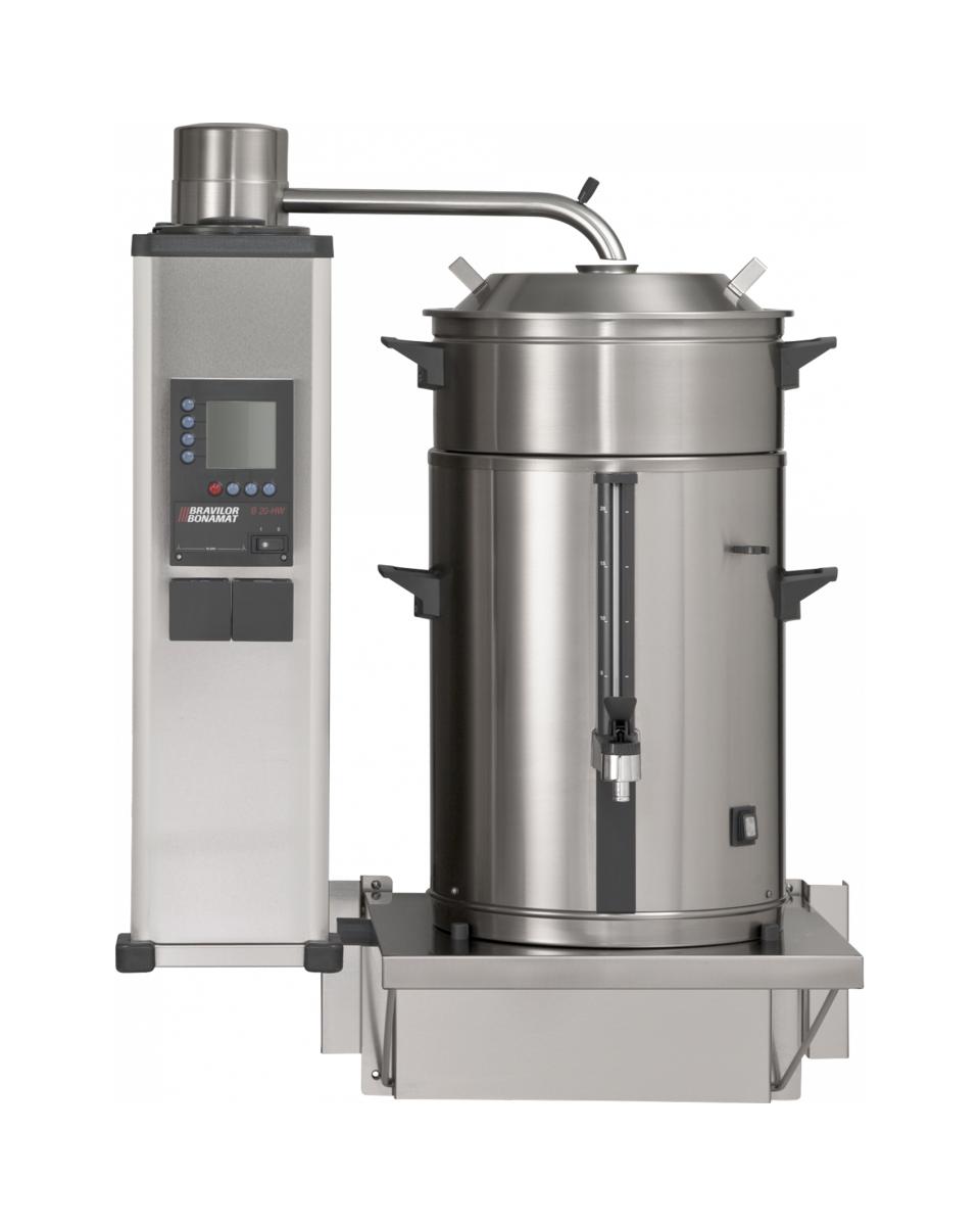 Kaffeemaschine B10 W L/R - Gemahlener Kaffee - Digital - Ablassventil - 10 L - 400V - Bravilor
