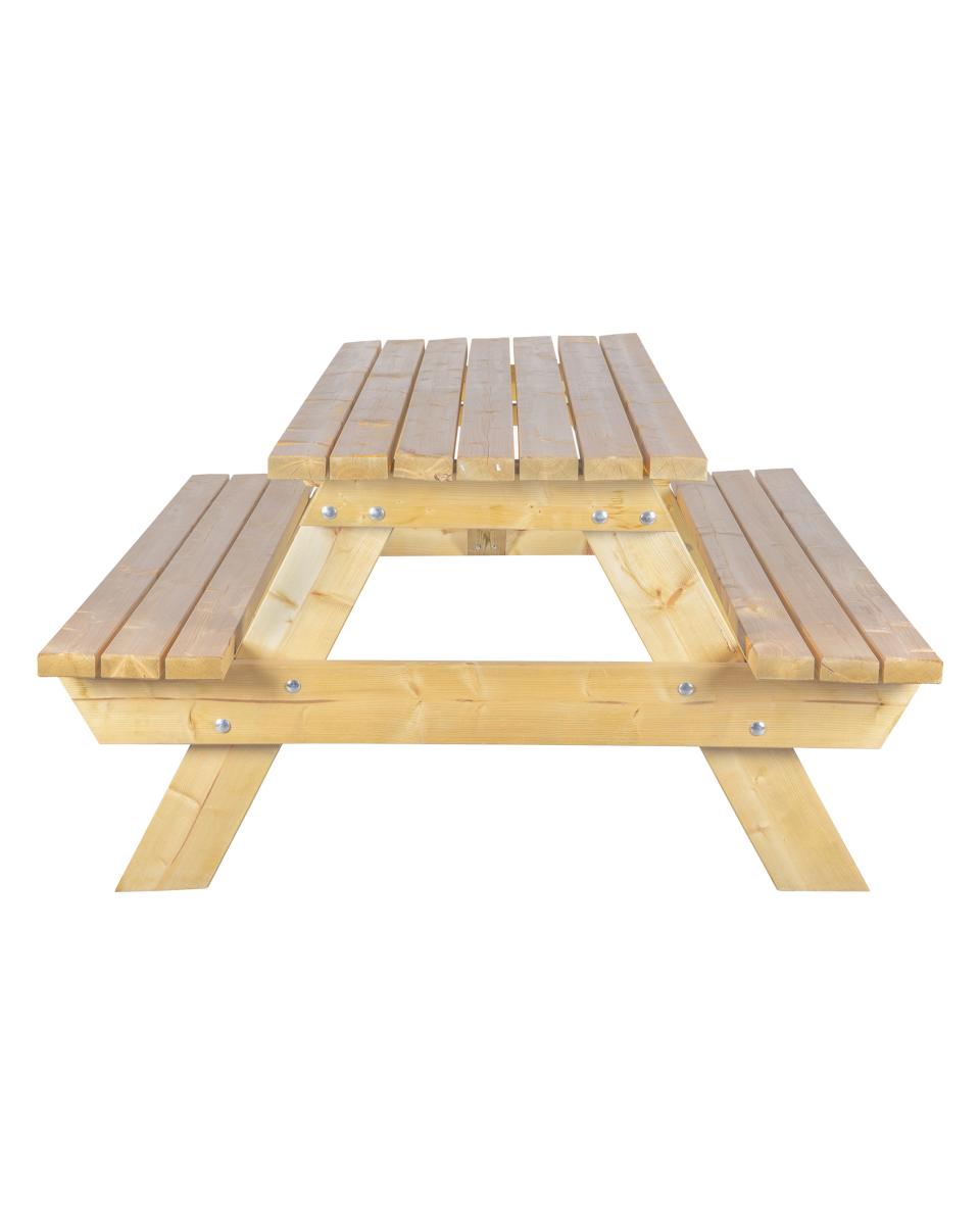 Picknicktisch - Schwere Qualität - 180 CM - Holz - G-Line