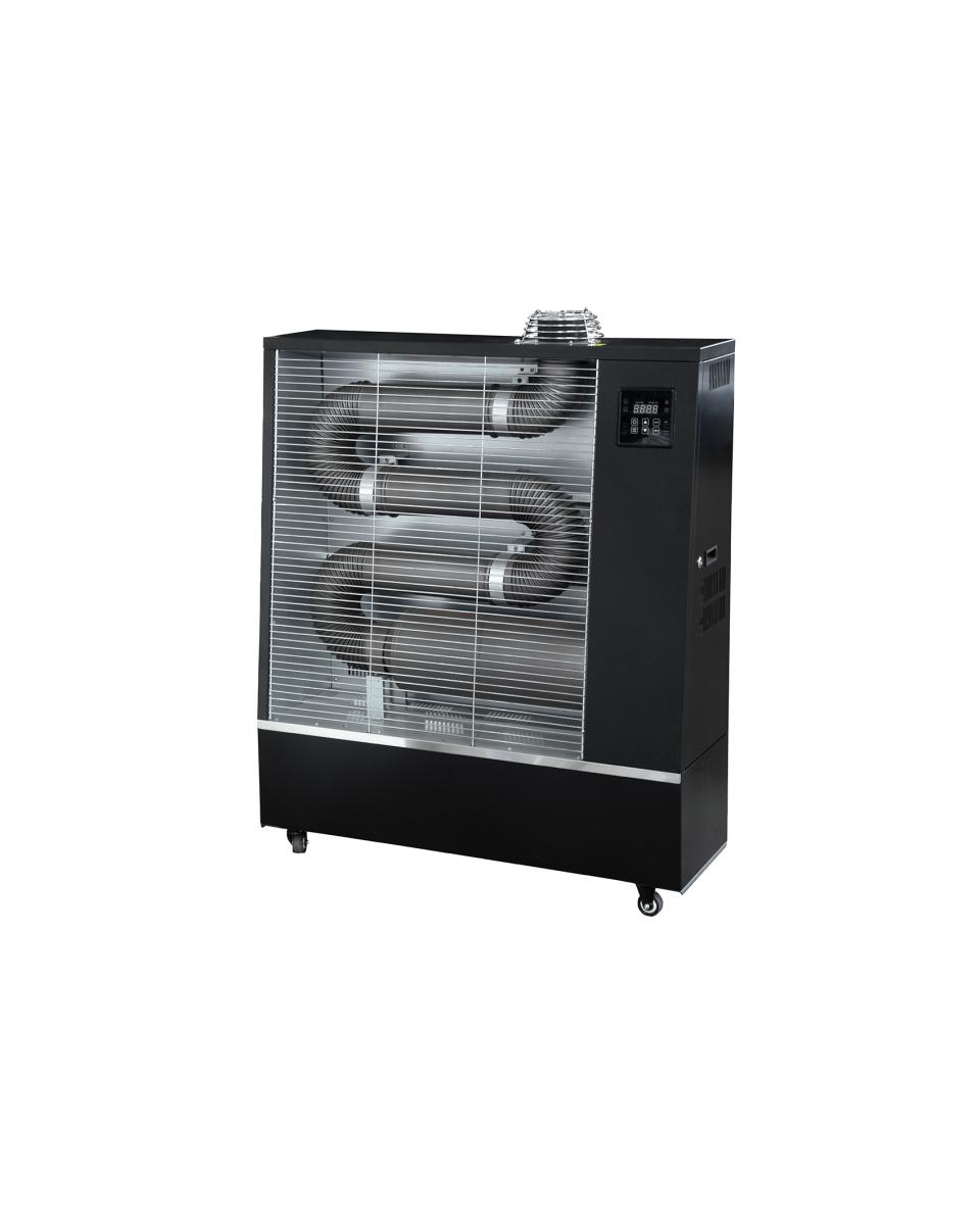 Dieselheizung - Infrarotheizung - 16 KW - Schwarz - H 110 x B 95 x T 30,5 CM - G-Line