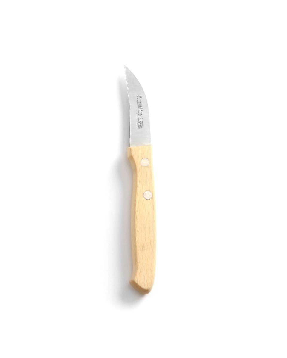 Gemüsemesser mit Holzgriff - Edelstahl - H 1 x 1,5 x 16,5 cm - Hendi - 841020