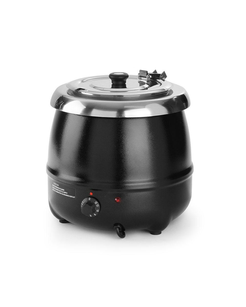 Suppenkessel - 8 Liter - Schwarz - Hendi - 860083