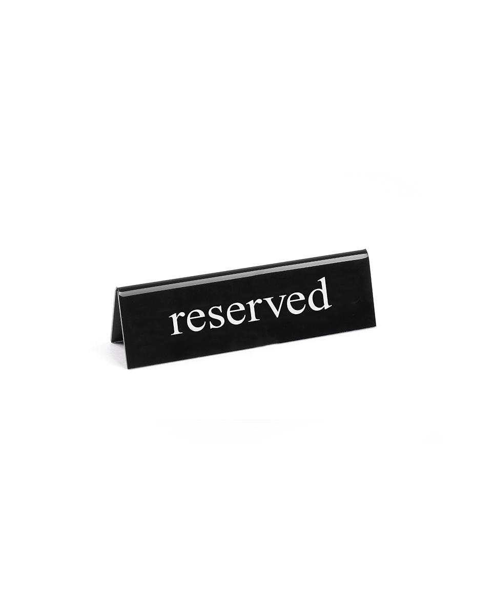 Tischaufsteller - Reserviert - Deutsch - 13 cm - Hendi - 663479