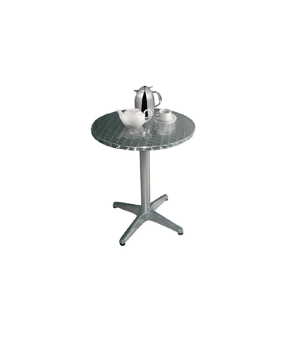 Tisch - Edelstahl - Rund - 80 cm - Bolero - U426