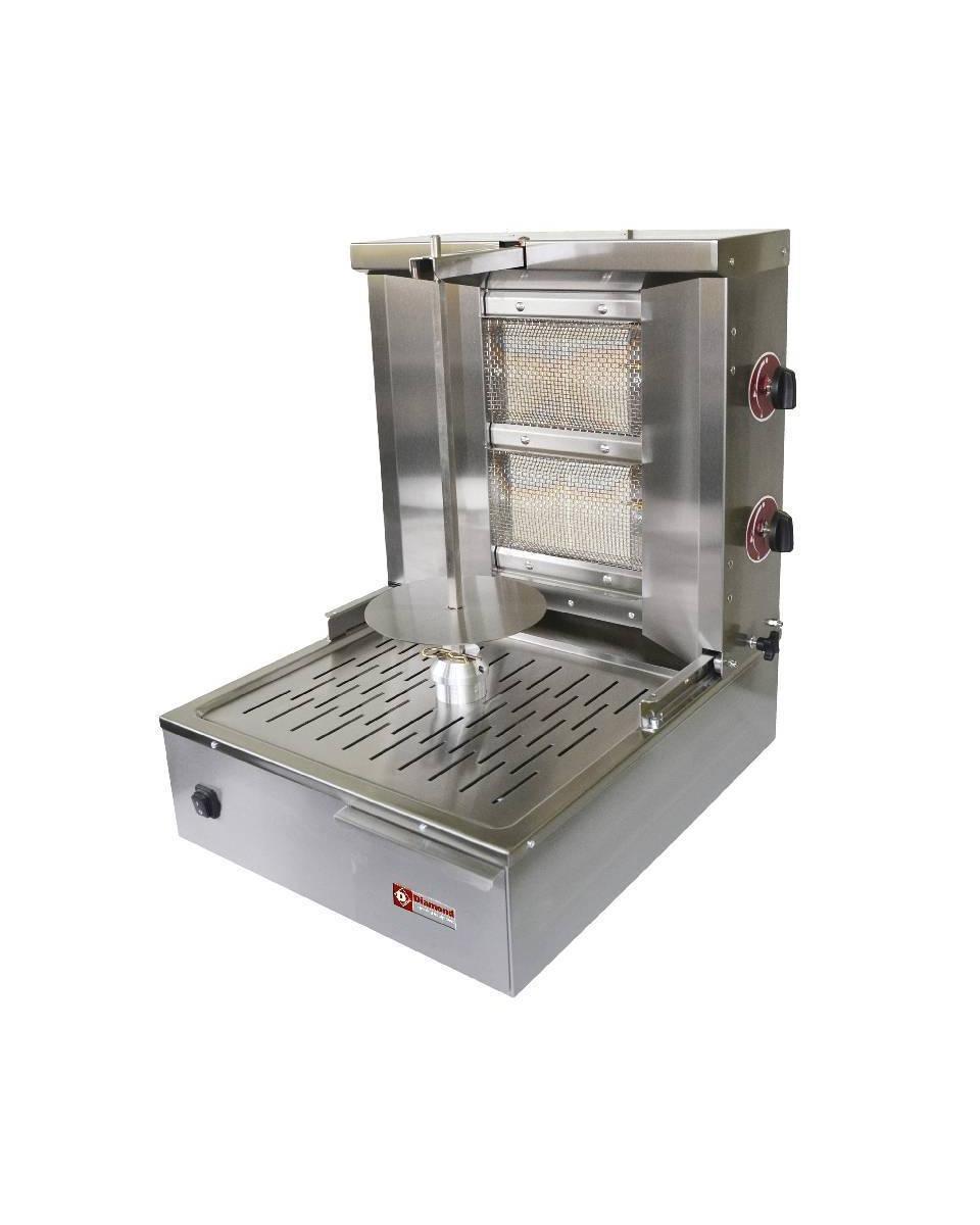 Gyros Grill - Gas - 15-20 kg - KEB-G41 - Diamond