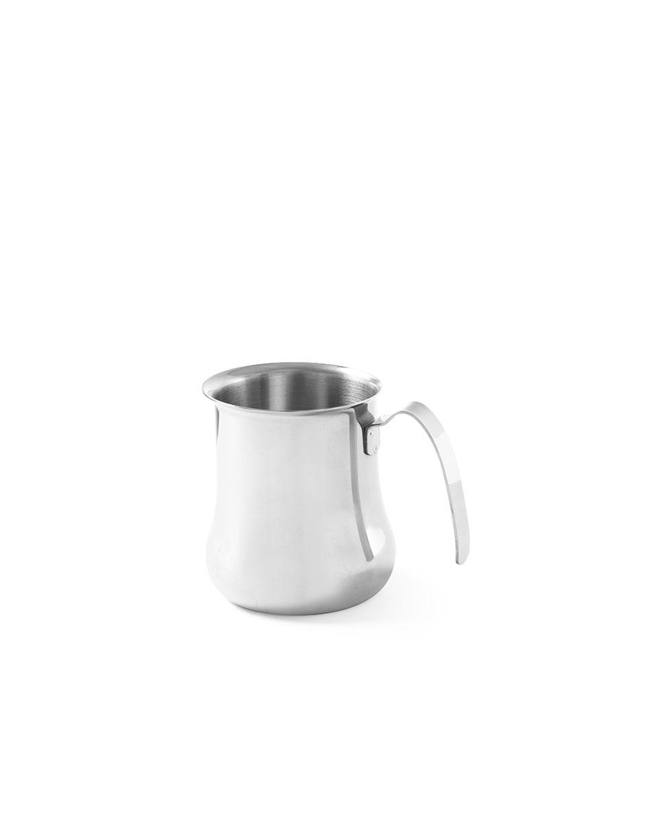 Cappuccino-Dampkännchen - 0,5 Liter - Edelstahl - Hendi - 458211
