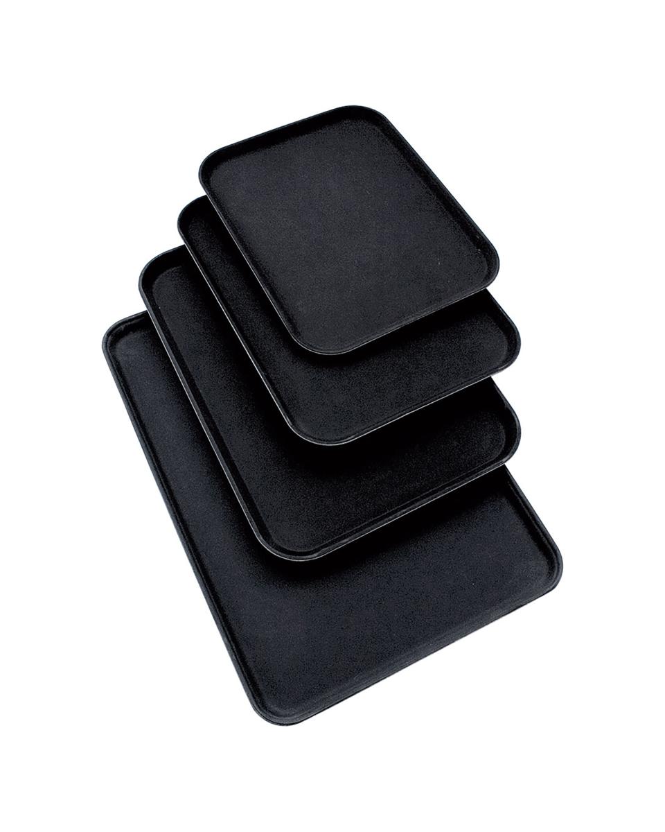 Tablett - Schwarz - Rutschfest - 41 x 38 cm - G-Line