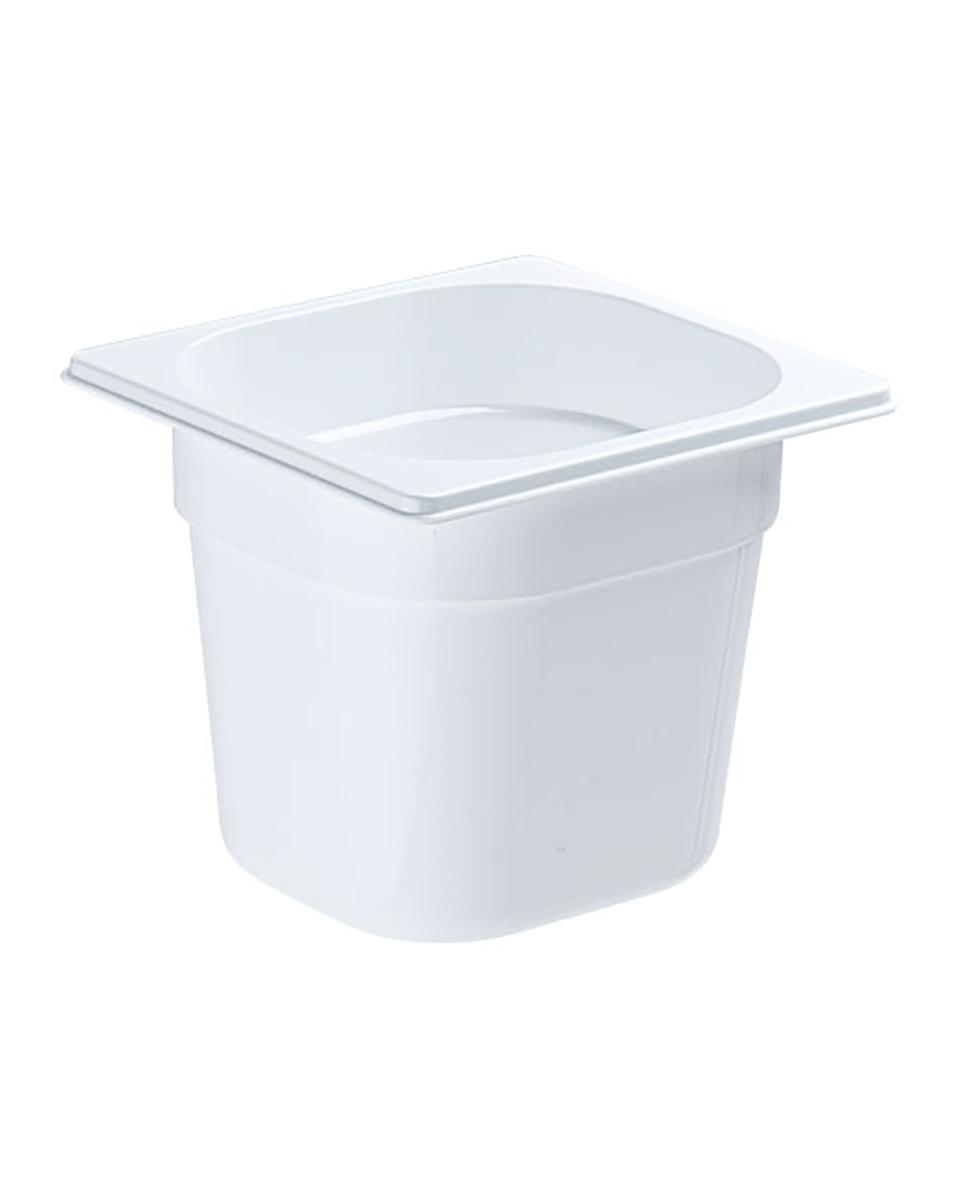 Gastronormbehälter - Polycarbonat - Weiß - 1/6 GN - 150 mm - Promoline