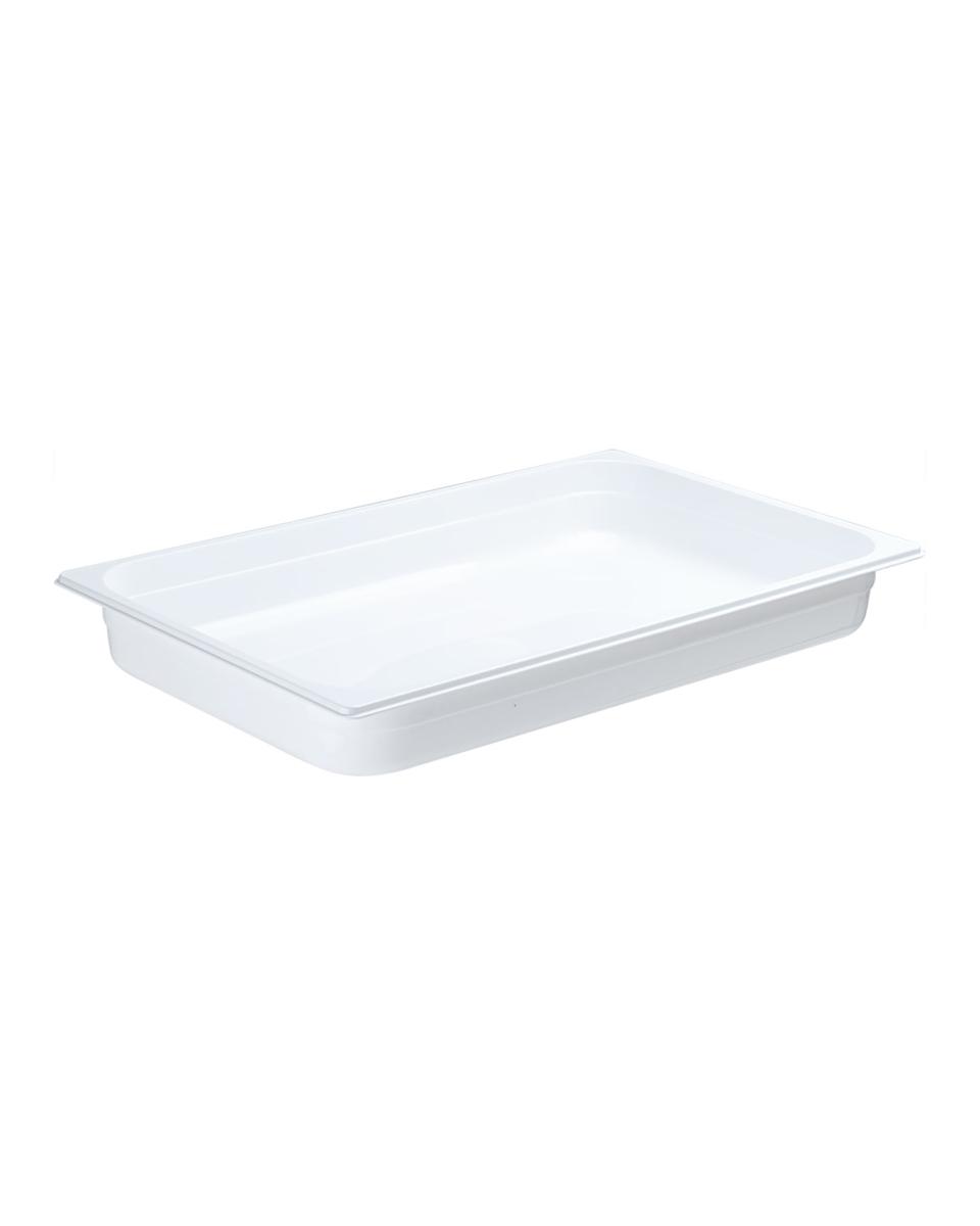 Gastronormbehälter - Polycarbonat - Weiß - 1/1 GN - 65 mm - Promoline