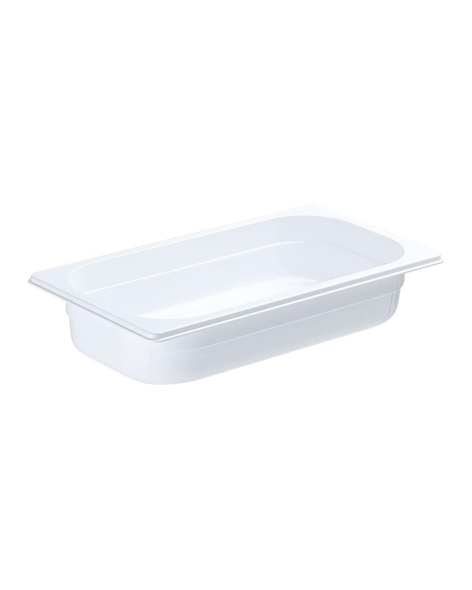 Gastronormbehälter - Polycarbonat - Weiß - 1/3 GN - 100 mm - Promoline