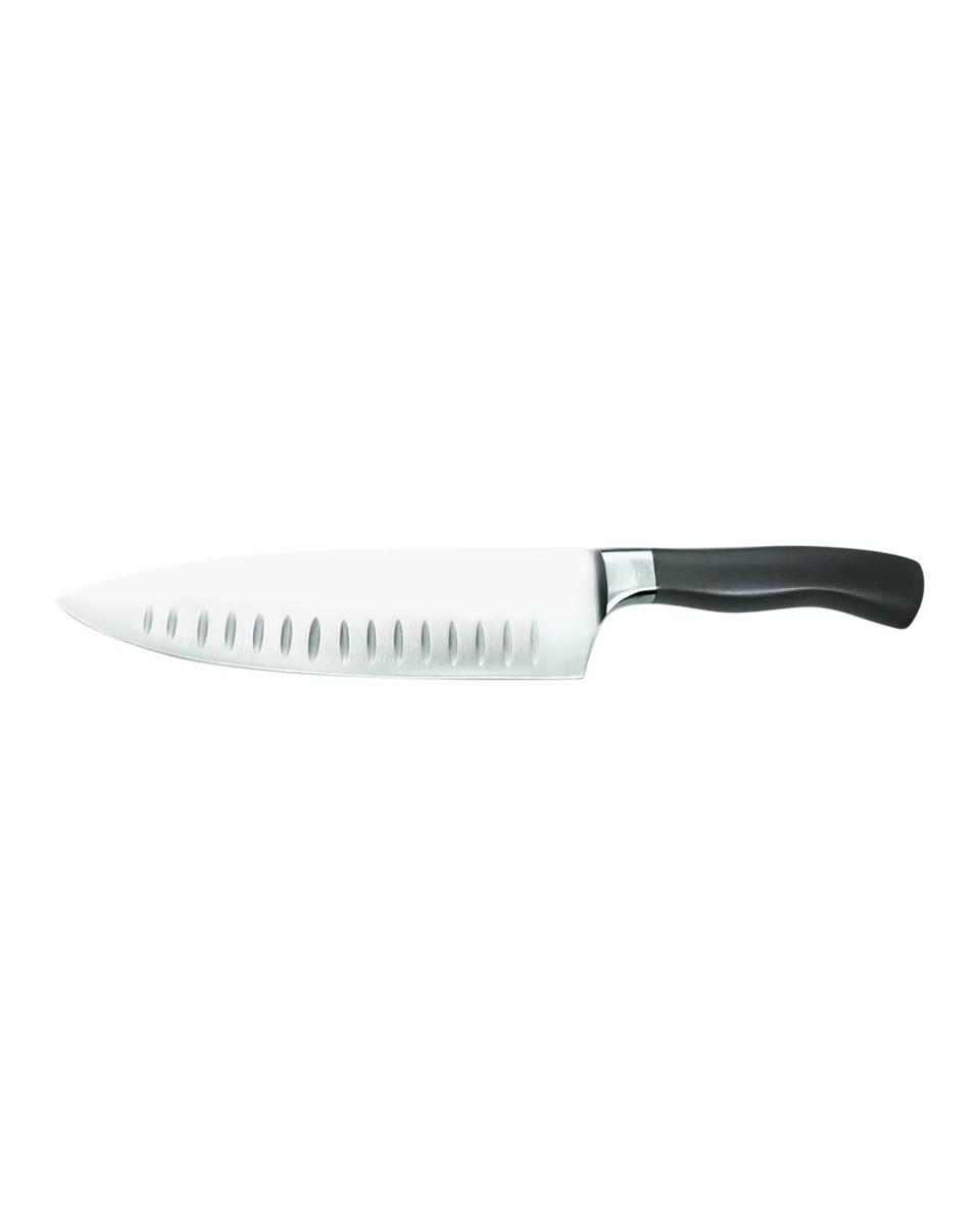 Kochmesser - 20 cm - Kullenschliff - geschmiedet - G-Line