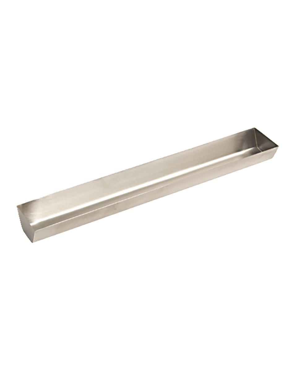 Pastetenform - Edelstahl - 3,5 x 40 x 6,5 cm - 0,6 Liter - G-Line