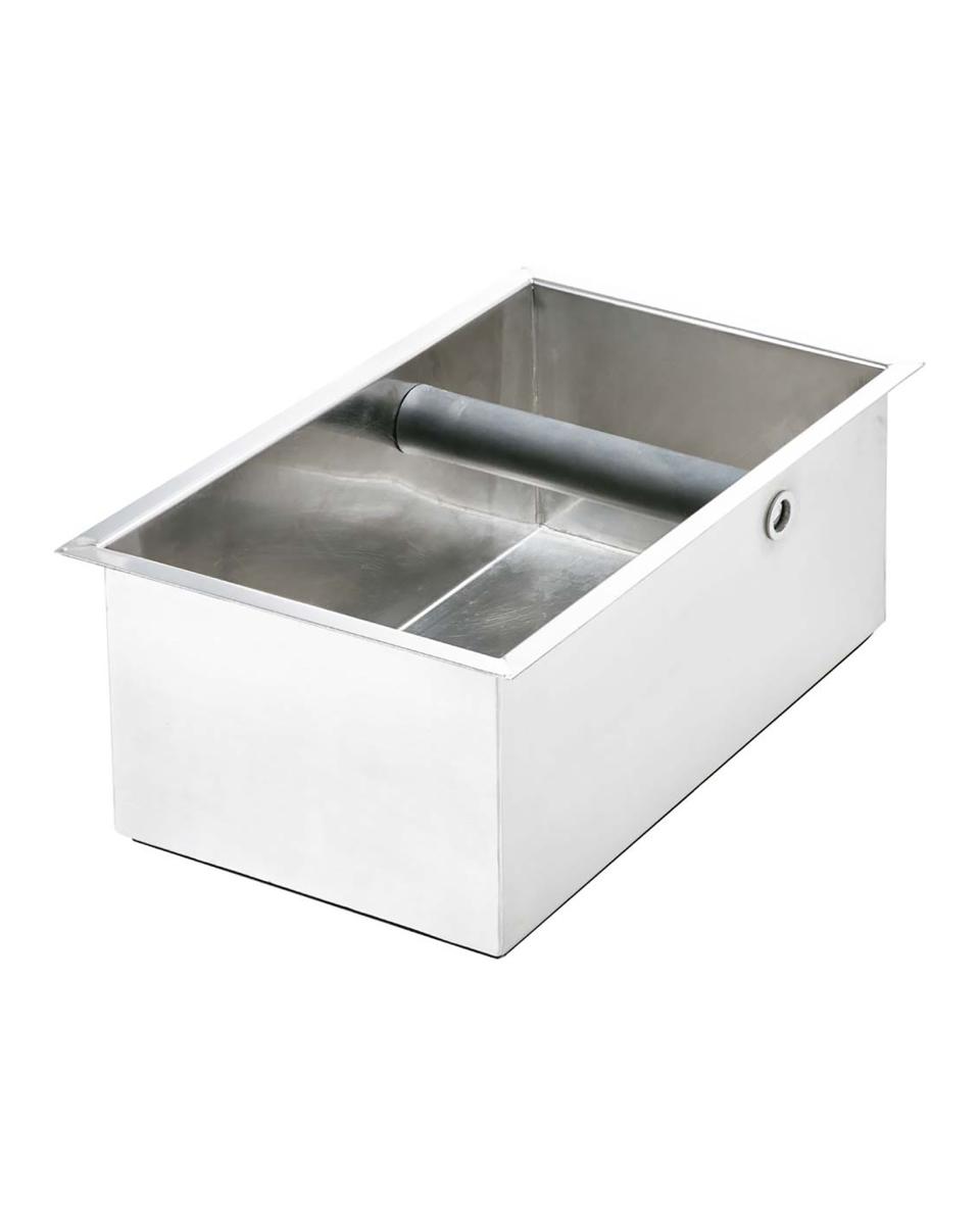 Abklopfbehälter für Siebträger - 1/4 GN - G-Line