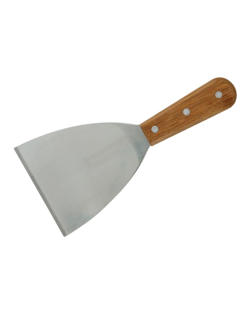 Spachtel - 10 cm - Edelstahl - Holzgriff - G-Line