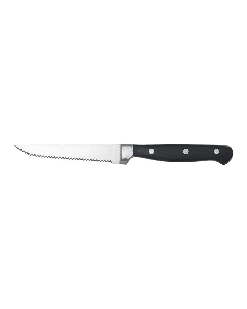 Steakmesser - 13 cm - gezahnt - geschmiedet - Promoline