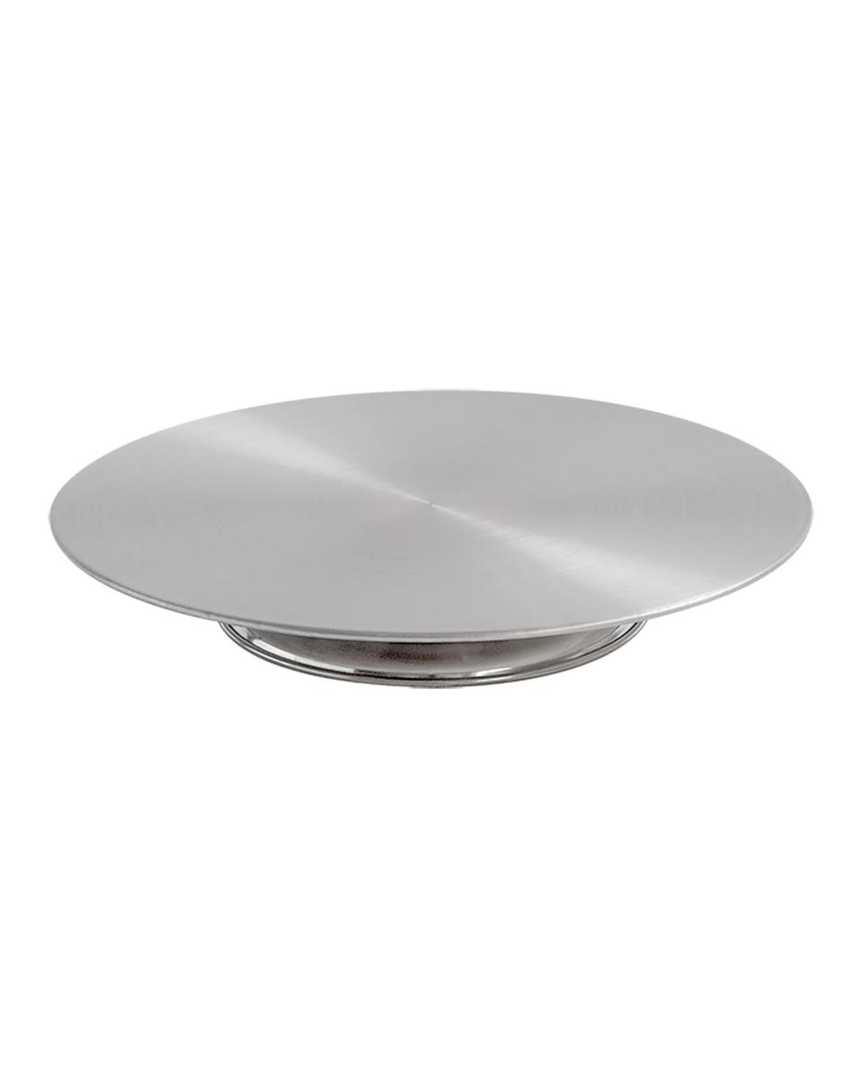 Tortenständer - Ø33 CM - Edelstahl - Drehboden - G-Line