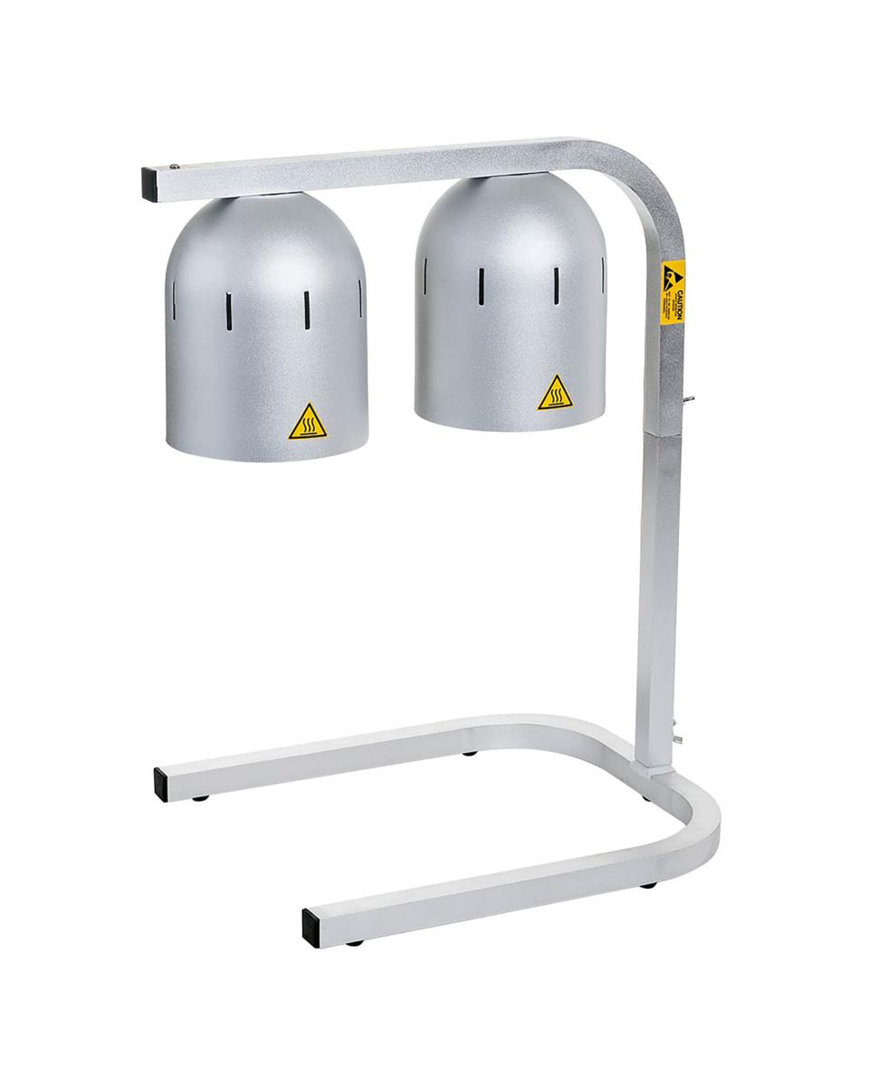 Wärmebrücke - 1/1 GN - Aluminium - 2 Lampen - G-Line