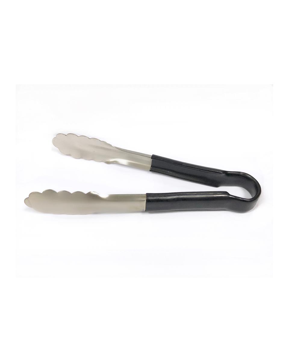 Servierzange - 30 cm - gefedert - HACCP / Edelstahl - Schwarz - G-Line