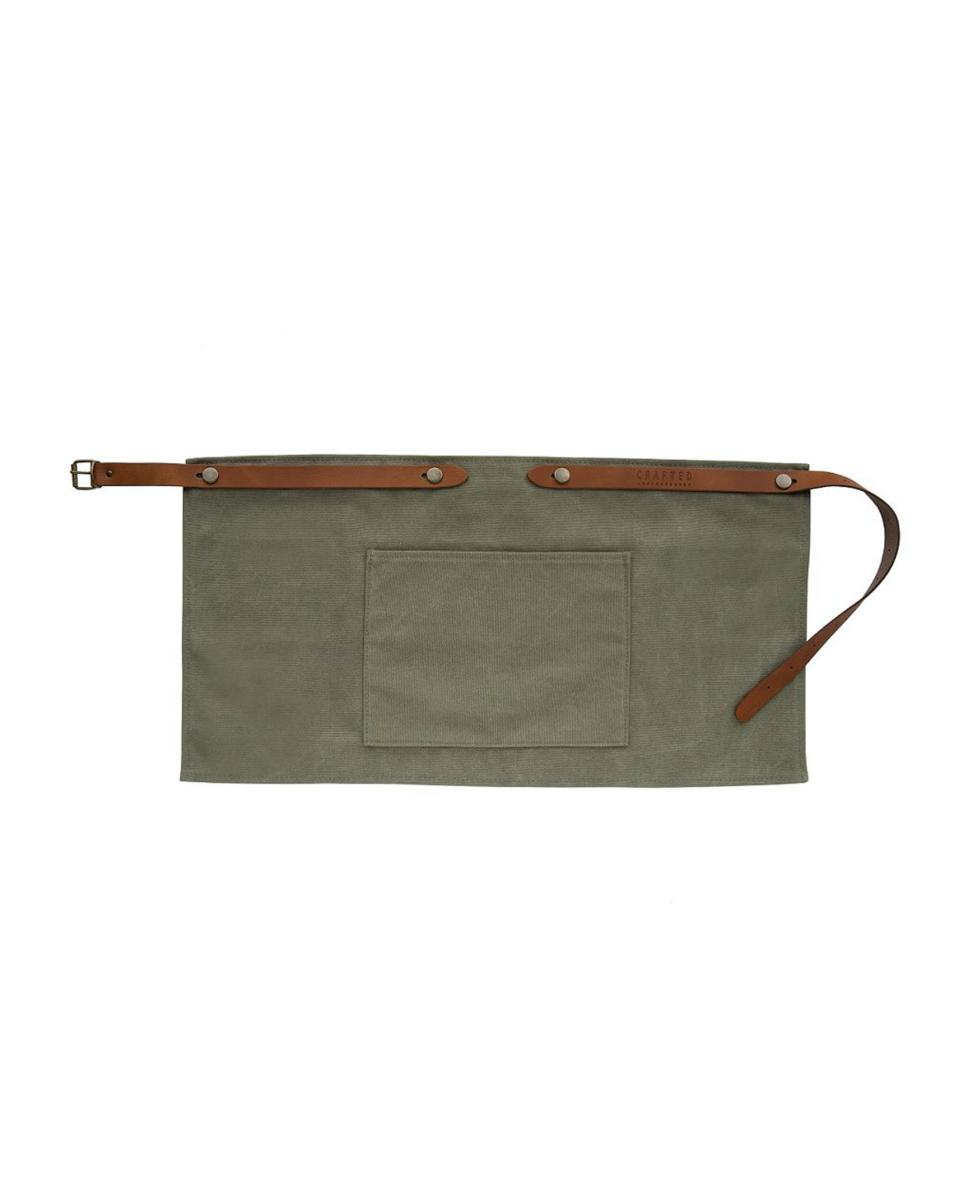 G-Line-Schürze - Mit Tasche - Washed Canva - Grün - G-Line