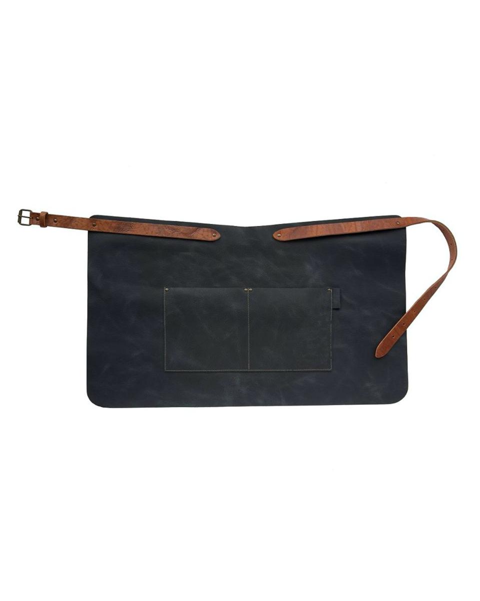 G-Line-Schürze - Mit Tasche - Vintage Leder - Schwarz - G-Line